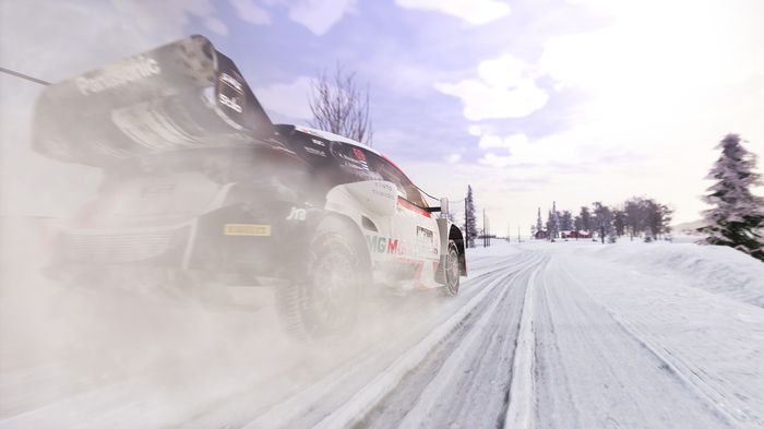 LET IT SNOW: Rally Sweden was at the centre of the trailer