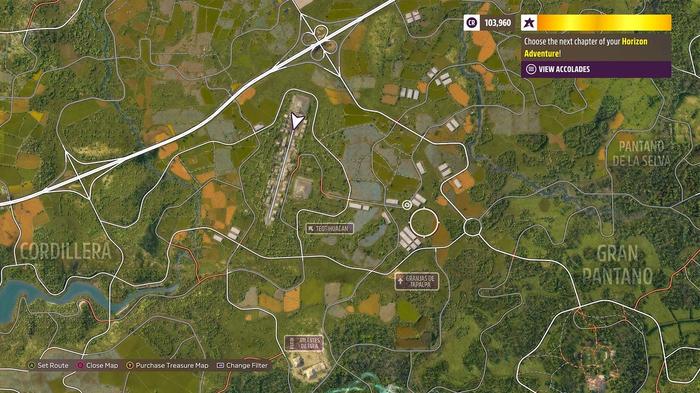 Forza Horizon 5 Teotihuacan map location