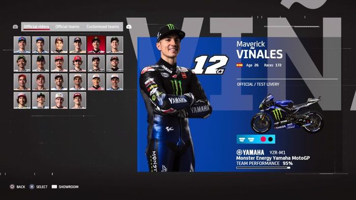 MotoGP 21 game Maverick Vinales