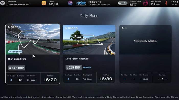 GT7 daily races 4 march