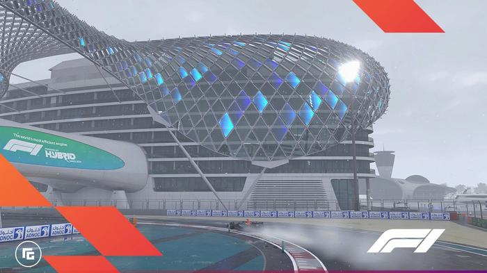 F1 22 Abu Dhabi wet setup