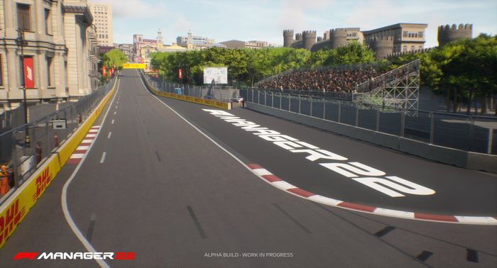 Baku City Circuit in F1 Manager 2022