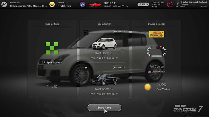 Gran Turismo 7 split screen multiplayer