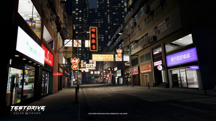 Test Drive Unlimited Solar Crown alpha screenshot Hong Kong streets