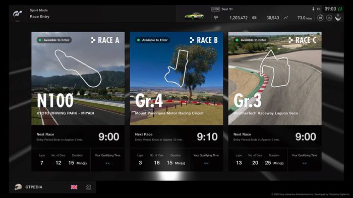 GT Sport Daily Races