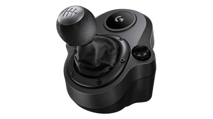Best sim racing shifter Logitech G Driving Force Shifter product image of a black H-pattern gear stick.