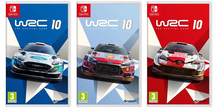 WRC 10 Nintendo Switch packshots