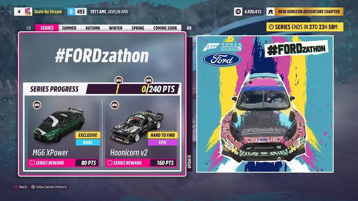 Forza Horizon 5 FORDzathon Festival Playlist