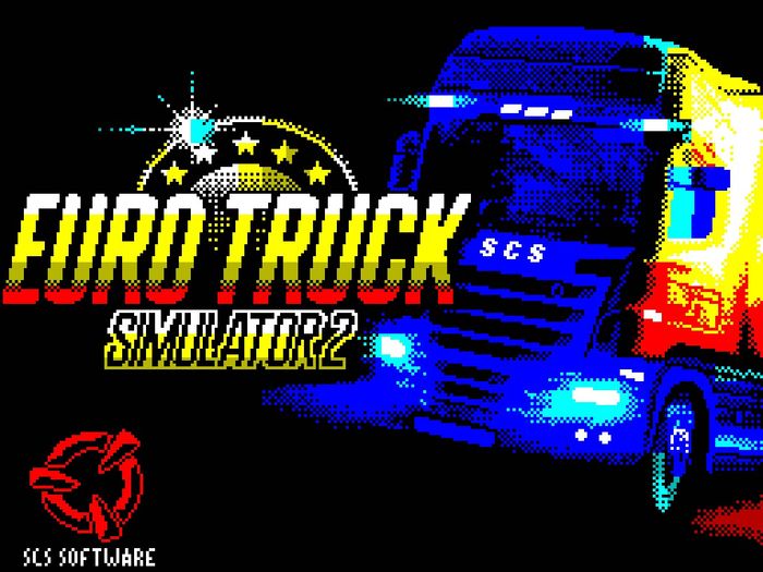 Euro Truck SImulator 2 ZX Spectrum Edition 