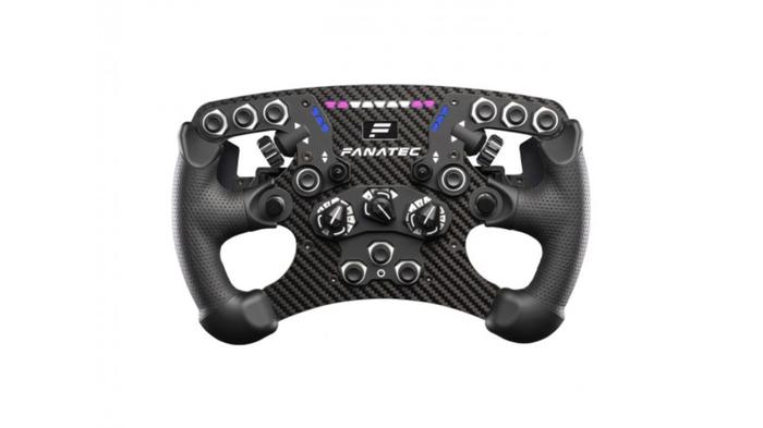 Best wheel for Assetto Corsa - Fanatec product image of a black F1 wheel.