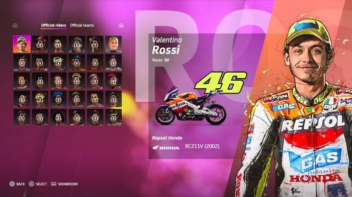 Classic Rossi will most likely be in MotoGP 21 again next year