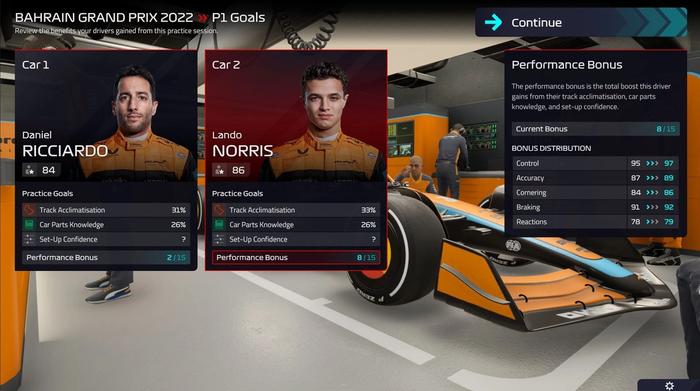 F1 manager 2022 McLaren drivers