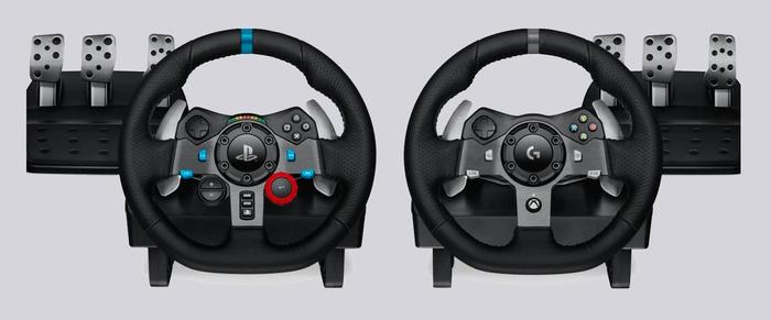 Best wheel for F1 2022 Logitech product image of the black G920 and G92 wheel.