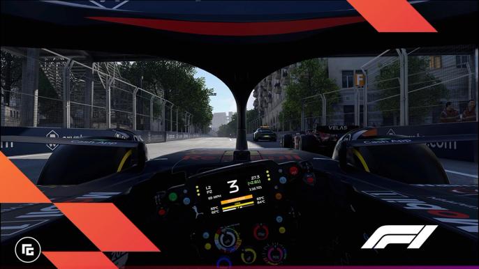 F1 22 Red Bull cockpit cam Baku