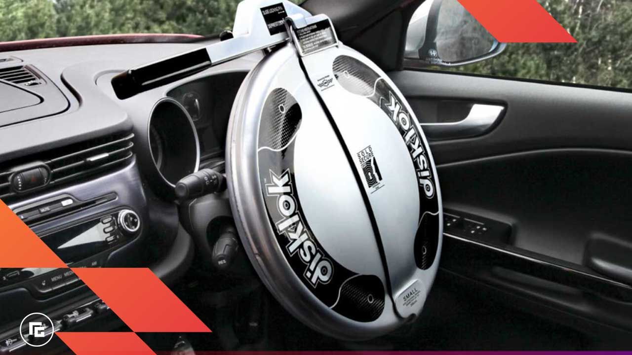 Car Steering Wheel Security Locks MONOJOY Upgraded Heavy... Prevent Scratch 
