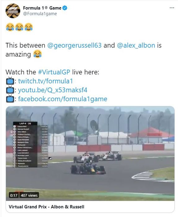Russell Albon British Virtual GP