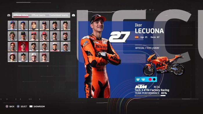 MotoGP 21 game Iker Lecuona