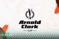 Arnold Clark Cup logo with white and orange background