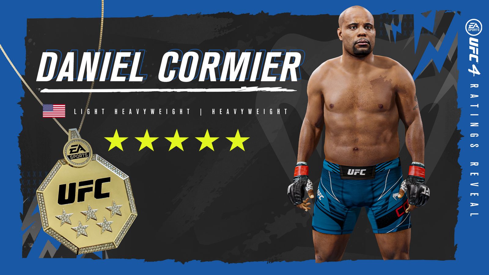 UFC 4 Daniel Cormier 5 star rating update