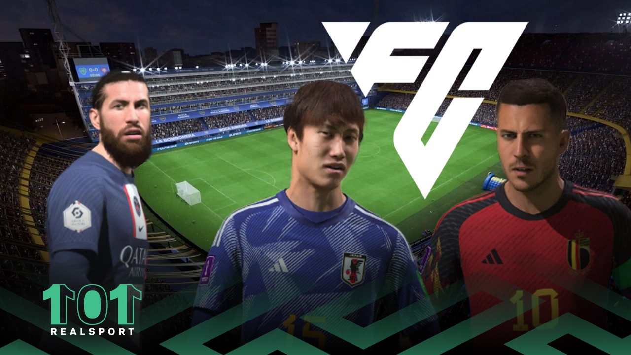 Screenshot of EA FC featuring Hazard, Ramos, Kamada. 