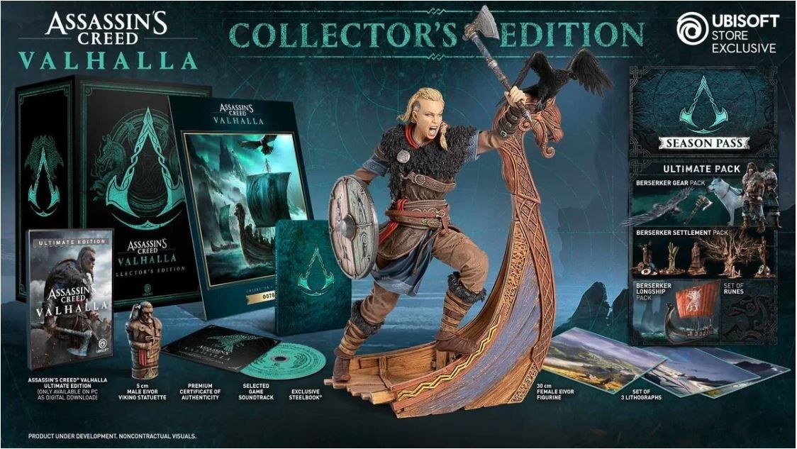 assassins creed valhalla collectors edition