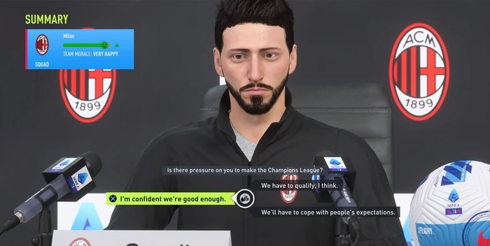FIFA 22 Manager Interview
