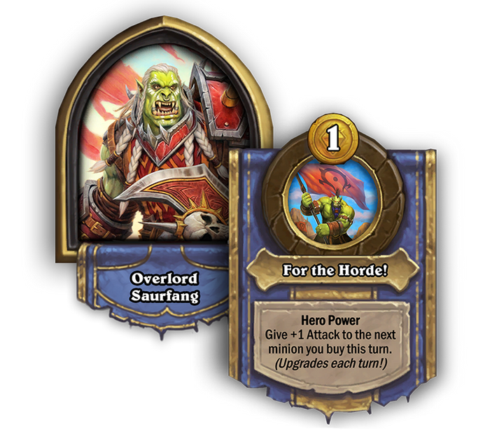 Hearthstone Overlord Saurfang Hero Card