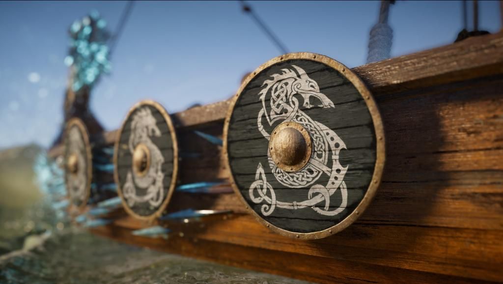 Assassin's Creed Valhalla Wrath of the Druids DLC Longship Shields