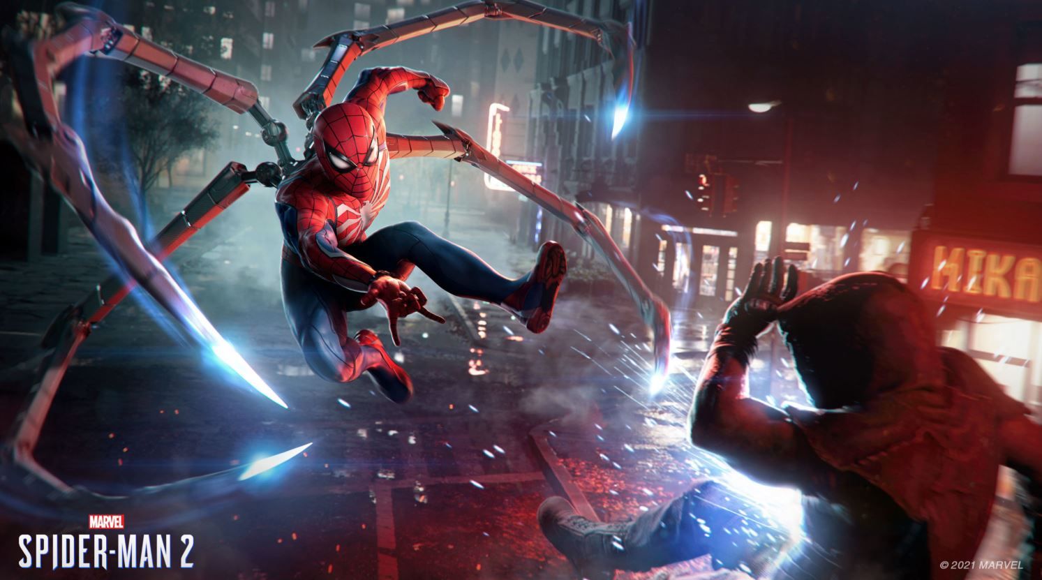 Peter Parker activated his Spider Legs ability in Marvel's Spider-Man 2 trailer
