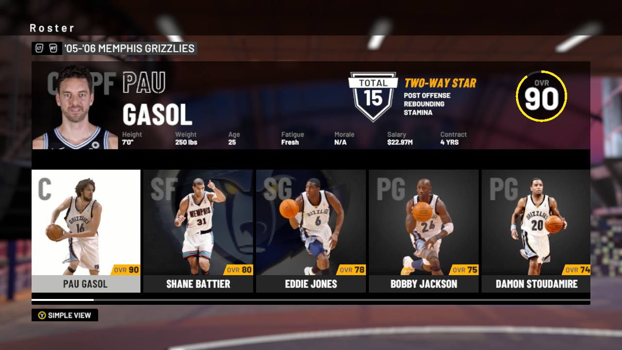 nba live 2005 updated rosters