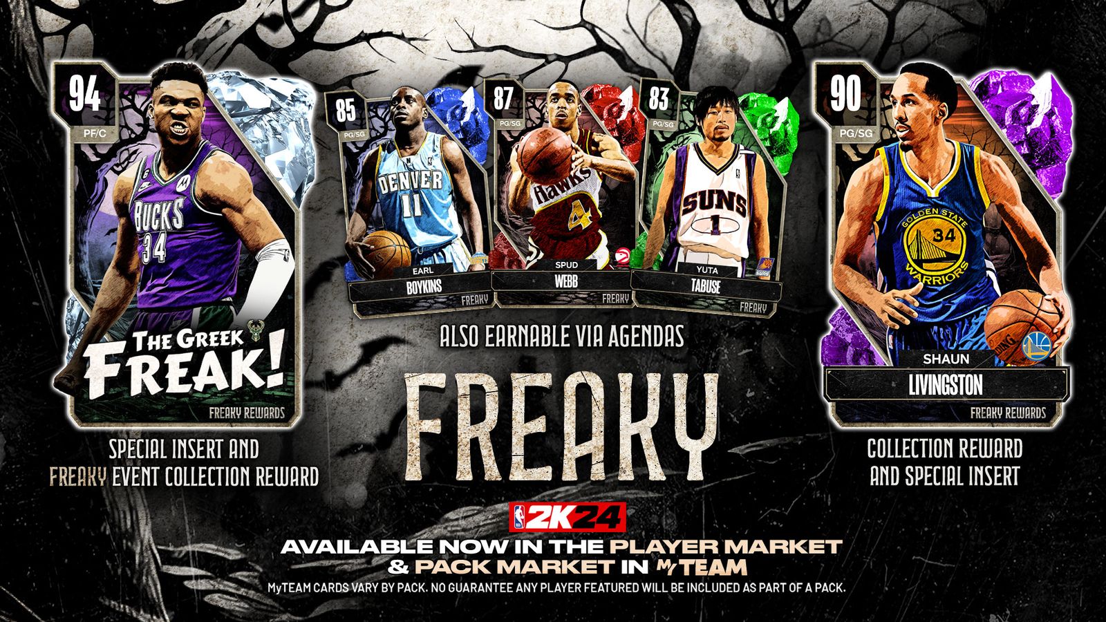 NBA 2K24 Freaky collection Shaun Livingston