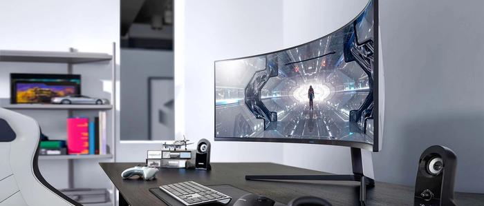 Best Cyber Monday deals product image of Samsung curved monitor.
