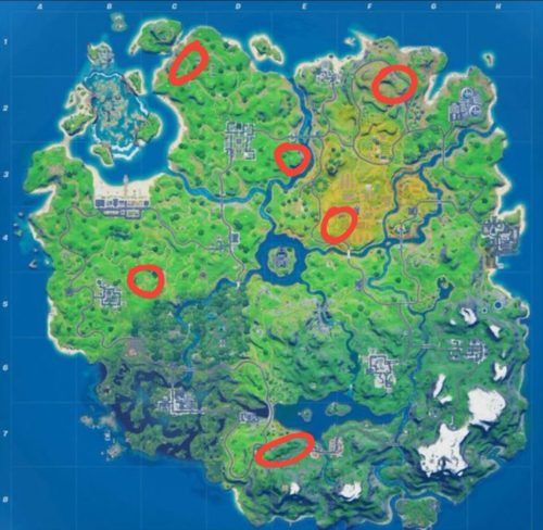 Fortnite Chapter 2 Season 4: All Rift Locations On The Season 4 Map!