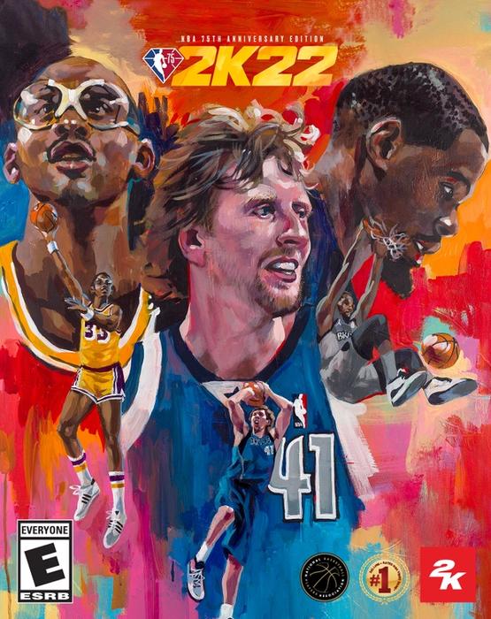 Kareem Abdul-Jabbar, Dirk Nowitzki, and Kevin Durant are the face of the 75th Anniversary Edition of NBA 2K22.