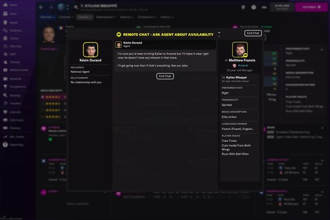 ask for help about [influence on squad] - Football Manager 2022