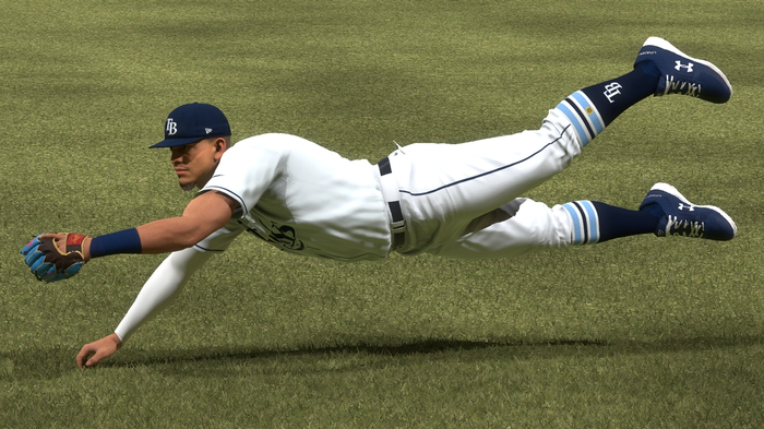 MLB The Show 21 fielding dive animation
