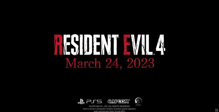 The release date for Resident Evil 4 Remake from State of Play