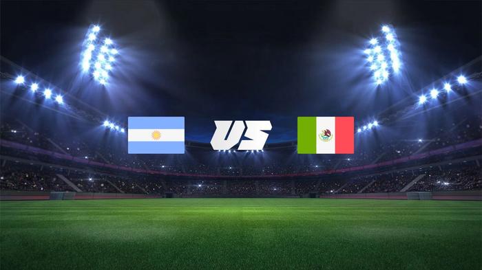 argentina vs mexico flags