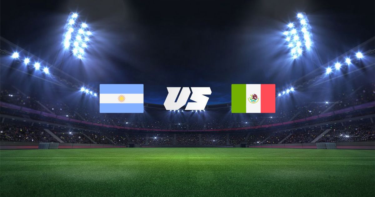argentina vs mexico flags