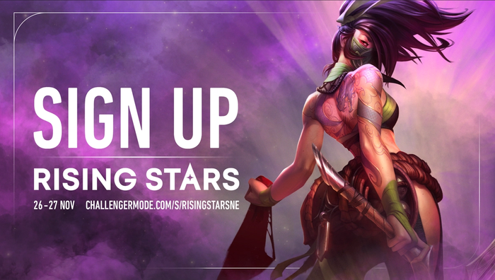Rising Stars sign up League of Legends
