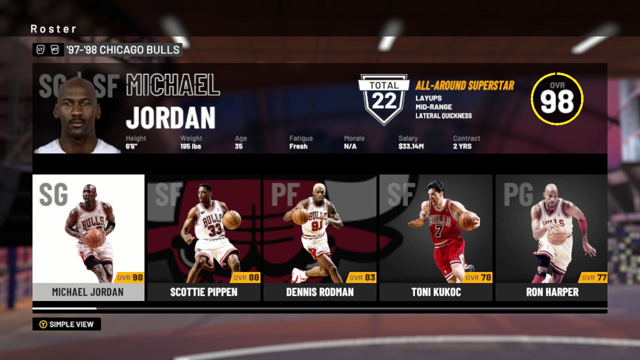 1997 to 1998 chicago bulls