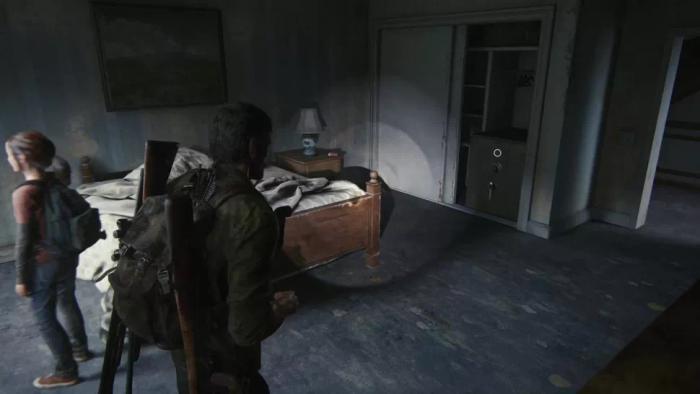 The Last of Us Part 1 has a safe hidden in the area after you escape the sewers with Henry and Sam.