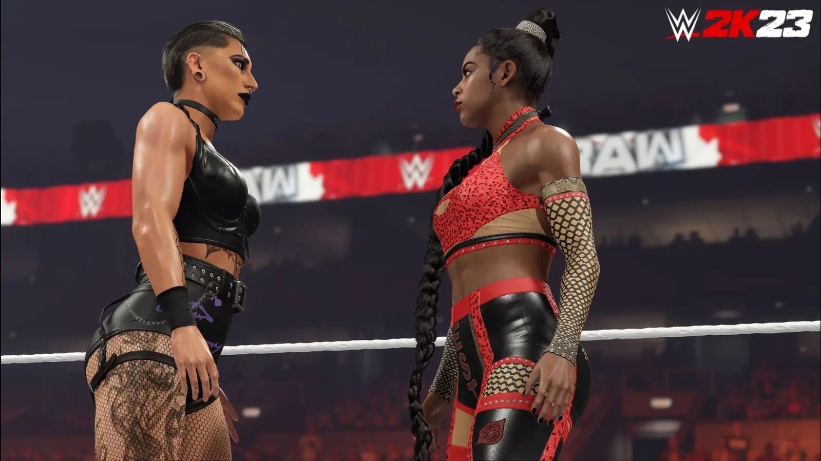 WWE 2K23 Rhea Ripley and Bianca Belair