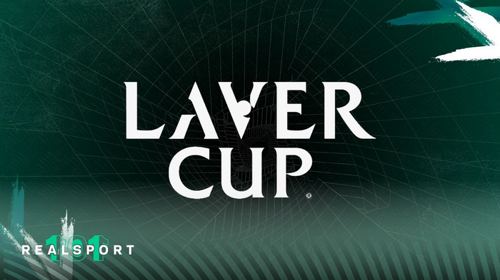 Laver Cup logo with green background