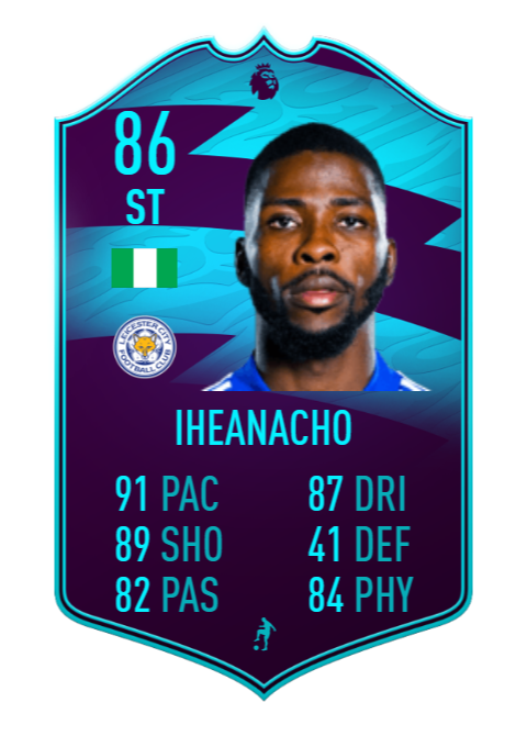 kelechi iheanacho fifa 21 player of the month