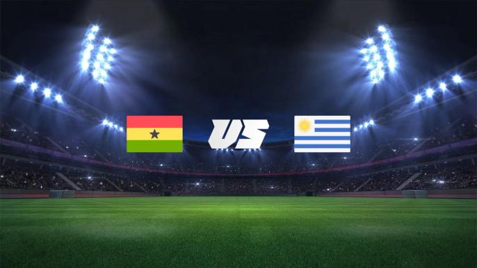 ghana vs uruguay flags