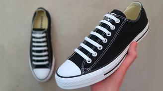 How to lace Converse: step guide