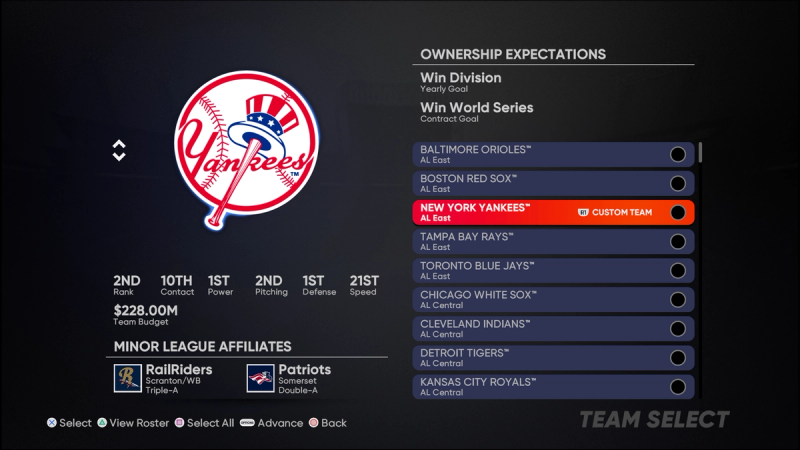 MLB The Show 21: Franchise Mode Survival Guide - Best Teams, How to  Customize Team, Tasks, Options, Simulate & more