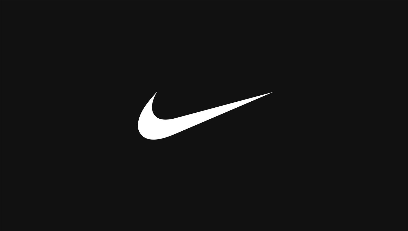 Nike Swoosh in white.