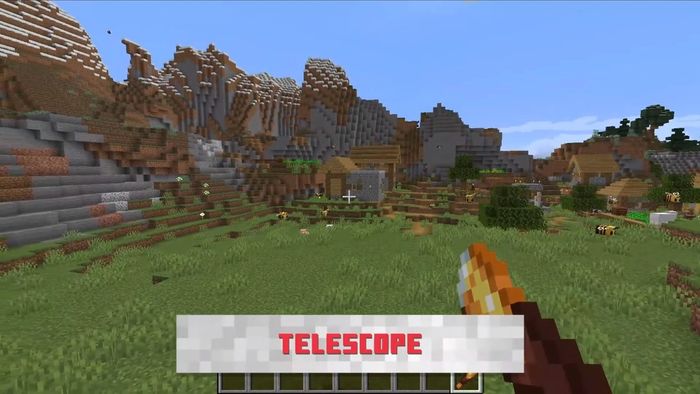 Minecraft 1 17 telescope in hand